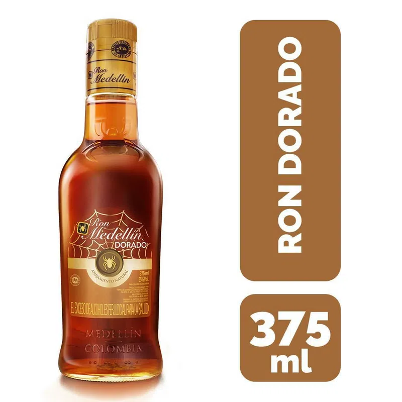 RON MEDELLIN DORADO X 375
