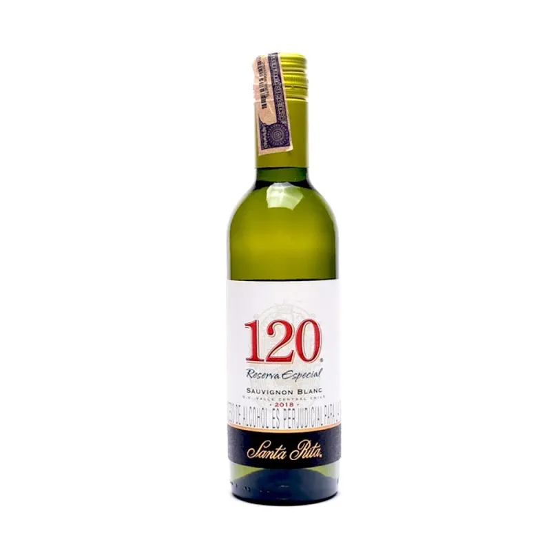 VINO SANTA RITA 120 SAUVIGNON  BLANCO X 187 ML