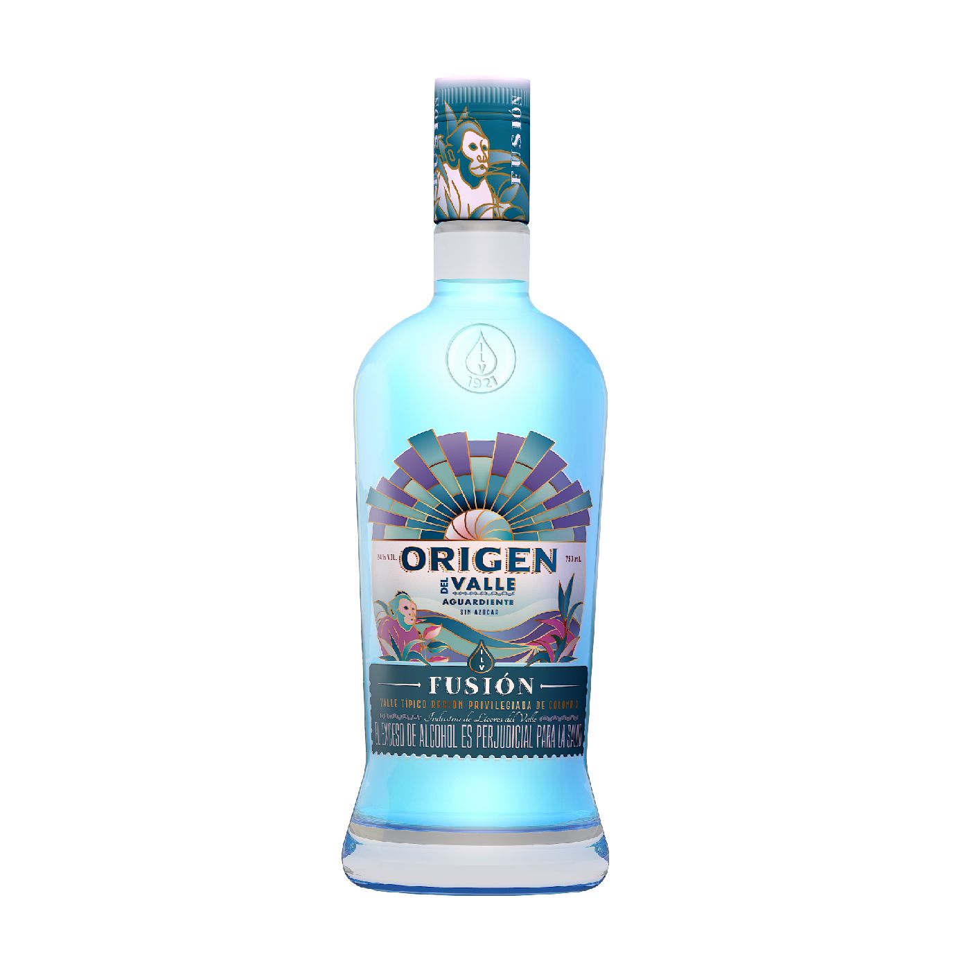 AGUARDIENTE ORIGEN FUSION 24° X 750 ML