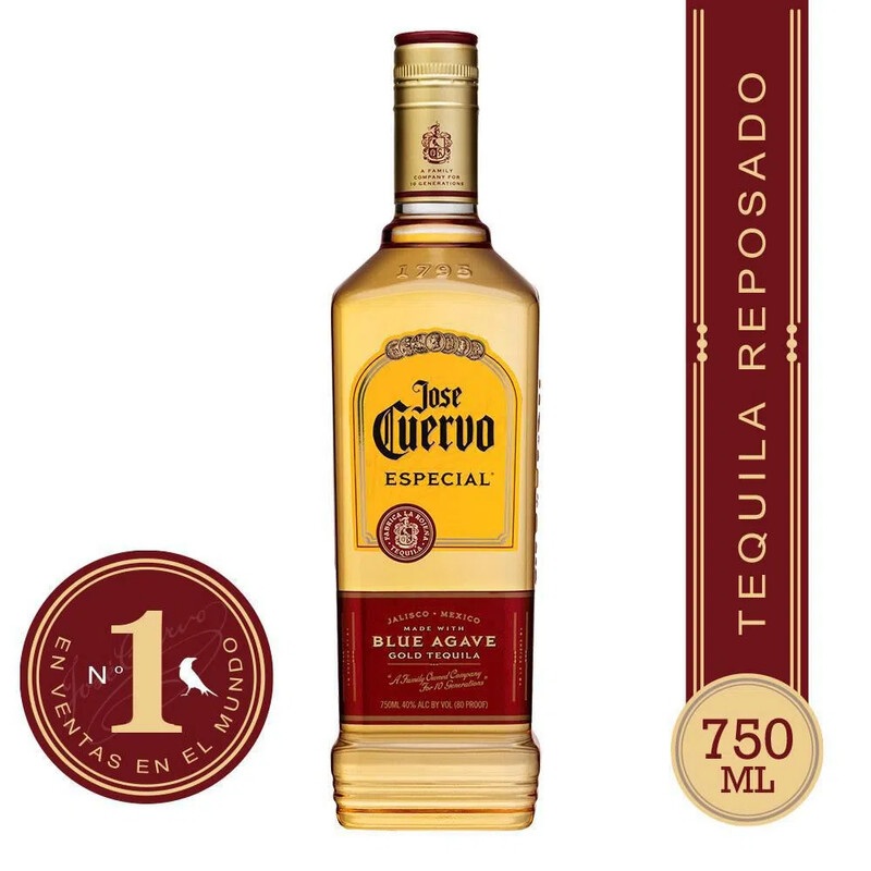 TEQUILA JOSE CUERVO ESPECIAL REPOSADO X 750 ML