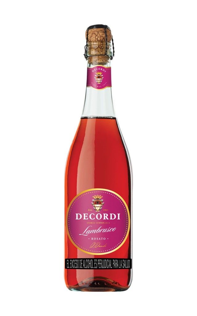LAMBRUSCO DECORDI ROSATO X 750 ML