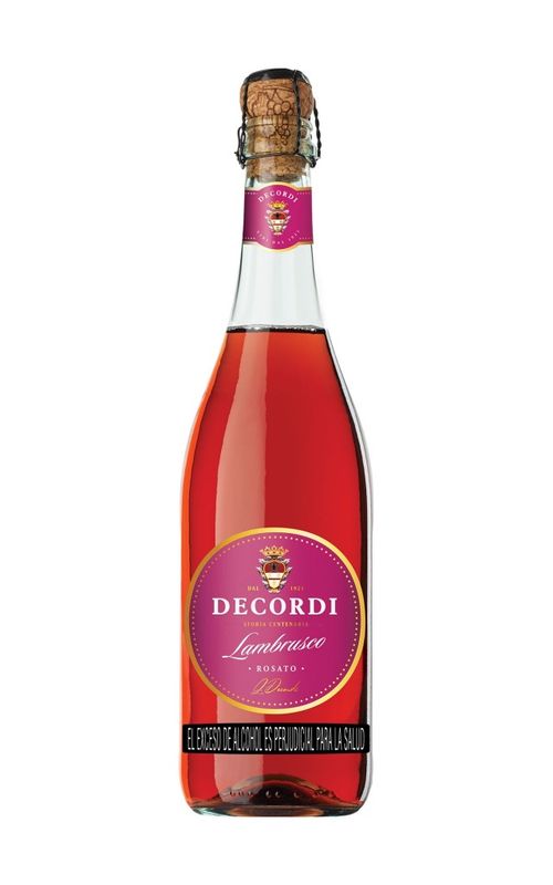 LAMBRUSCO DECORDI ROSATO X 750 ML