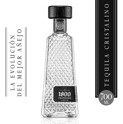 TEQUILA 1800 CRISTALINO AÑEJO X 700 ML