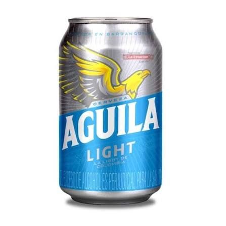 CERVEZA AGUILA LIGHT LATA X 330