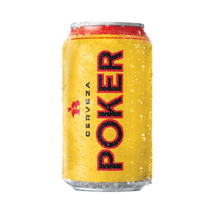 CERVEZA POKER LATA X 330
