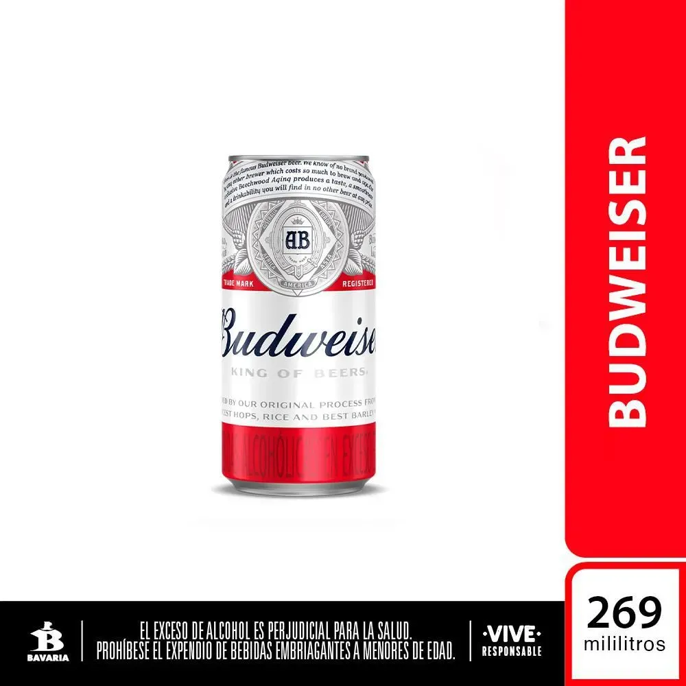 CERVEZA BUDWEISER X 269