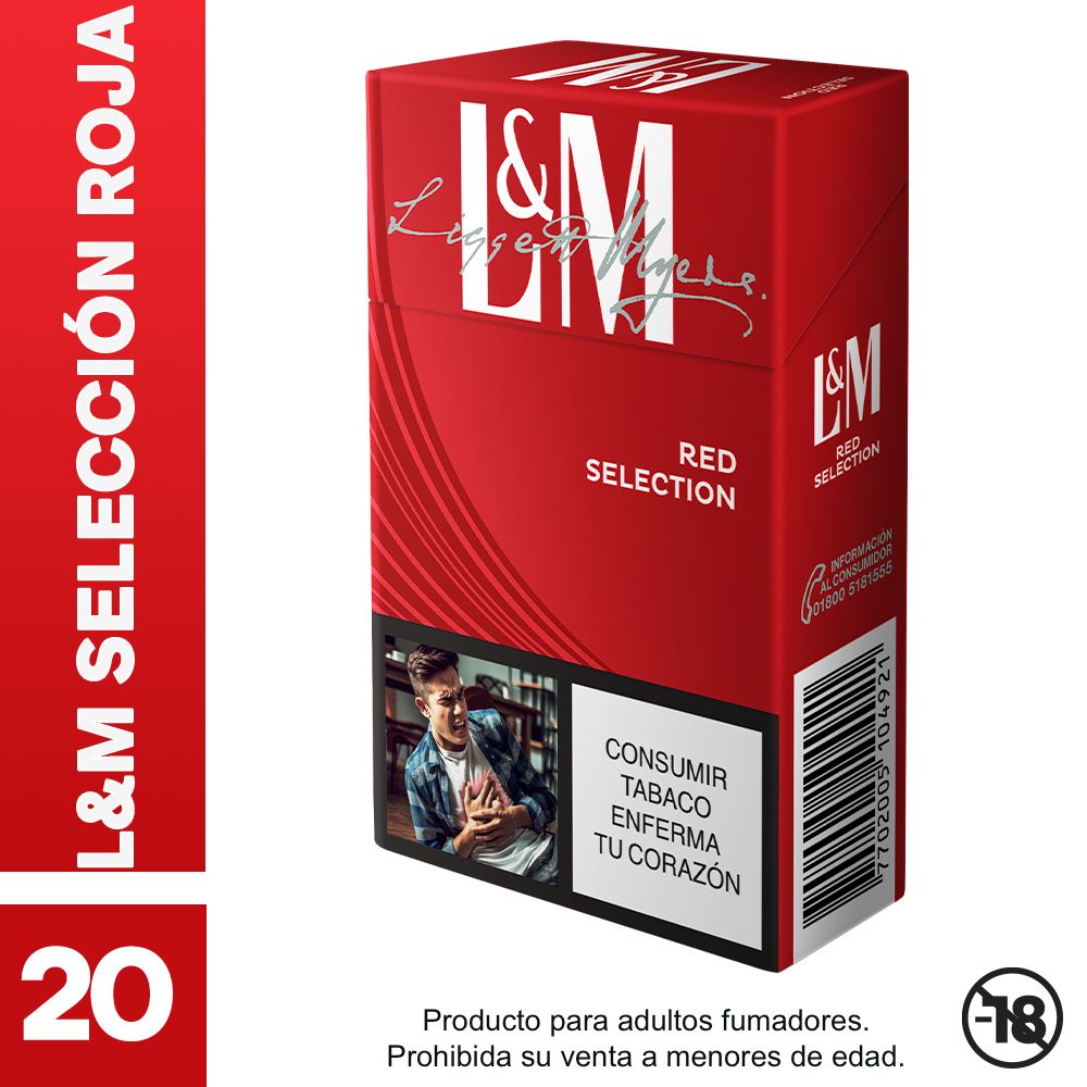 CIGARRILLO L y M RED SELECTION X 20