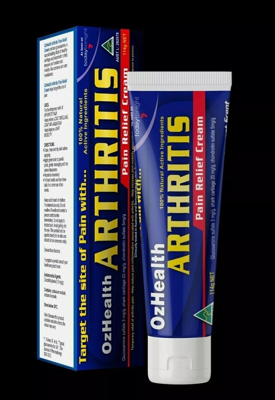 2× ozhealth Arthritis Glucosamine knee pain cream  ozhealthexperts