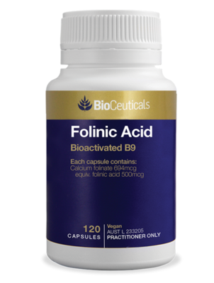 Folinic Acid for Anxiety, Depression, Mental Health - 120 caps OzHealthExperts