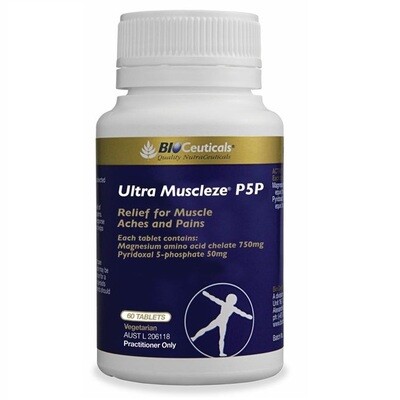 BioCeuticals Ultra Muscleze P5P Magnesium + B6 60 Tabs OzHealthExperts