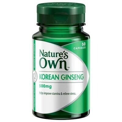 Nature's way Korean Ginseng 60 tablets ( New Formulation) OzHealthExperts