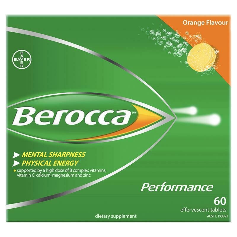 Berocca Performance Orange Effervescent 60 OzHealthExperts