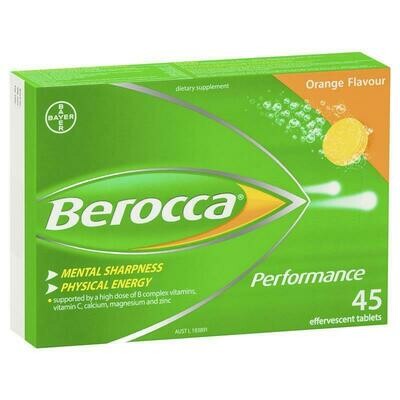 2× Berocca Performance Orange TAB 45 - OzHealthExperts