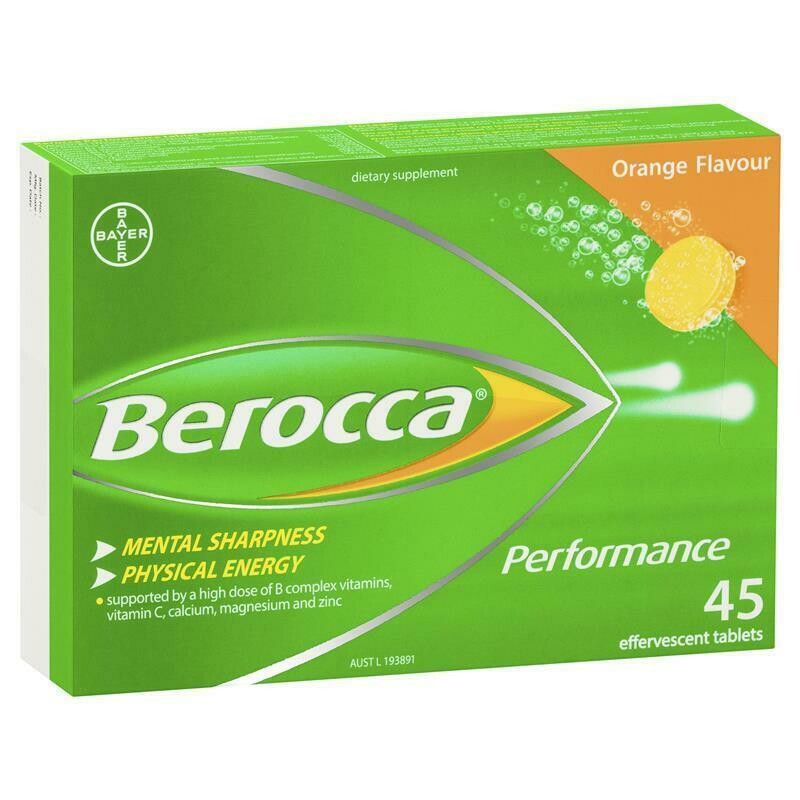 2× Berocca Performance Orange TAB 45 - OzHealthExperts