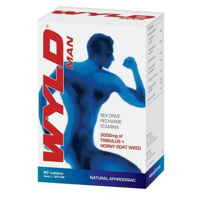 Wyld Man For Men Libido Enhancer 60 Tablets - OzHealthExperts