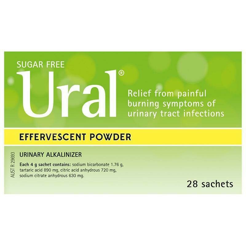 2 × Ural 28 sachets for urinary tract infections symptoms relief OzHealthExperts