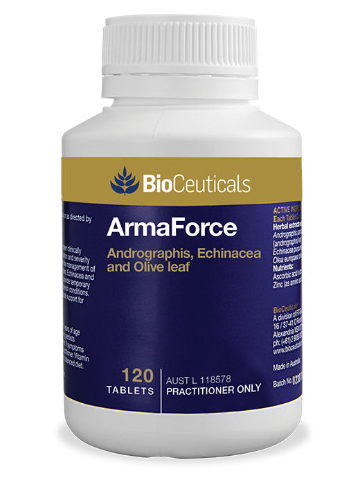 Bioceuticals ARMAFORCE Immune Booster , Cold & Flu Fighter 120 TABLETS - OzHealthExperts