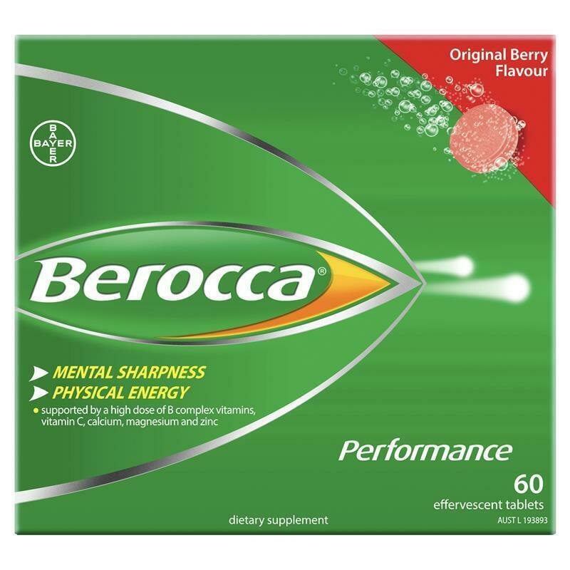 Berocca Performance Berry Effervescent 60 OzHealthExperts