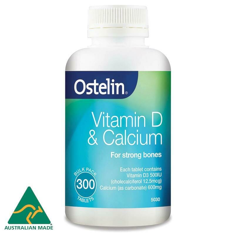 Ostelin Vitamin D & Calcium 300 Tablets - OzHealthExperts