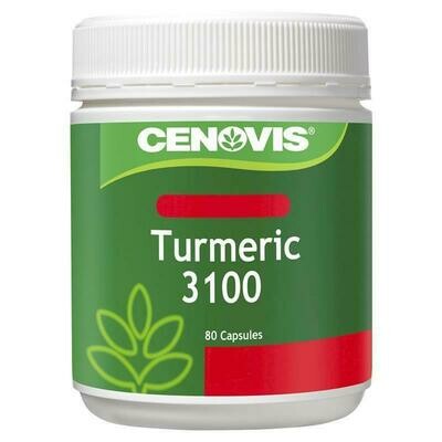 Cenovis Turmeric 3100 80 Cap Joint Health OzHealthExperts