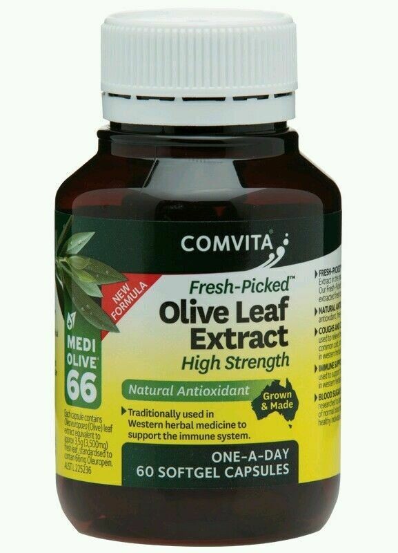 Comvita High-Strength Olive Leaf Extract 60 Capsules OzHealthExperts