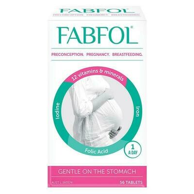 FABFOL Preconception Pregnancy Breastfeeding  56 Tablets OzHealthExperts