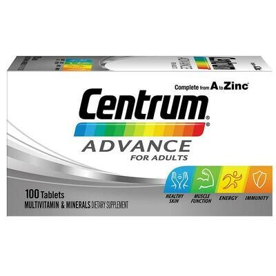 Centrum Advance 100 TABLETS - Multivitamin and mineral - OzHealthExperts