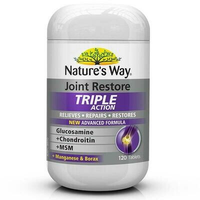 2 × Joint Restore Triple Action by Natures Way 120 tablets - OzHealthExperts
