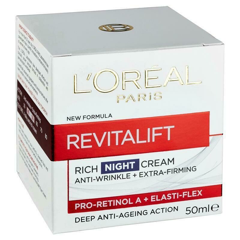 Loreal REVITALIFT 50ml Night Cream Deep Anti-Ageing wrinkle OzHealthExperts