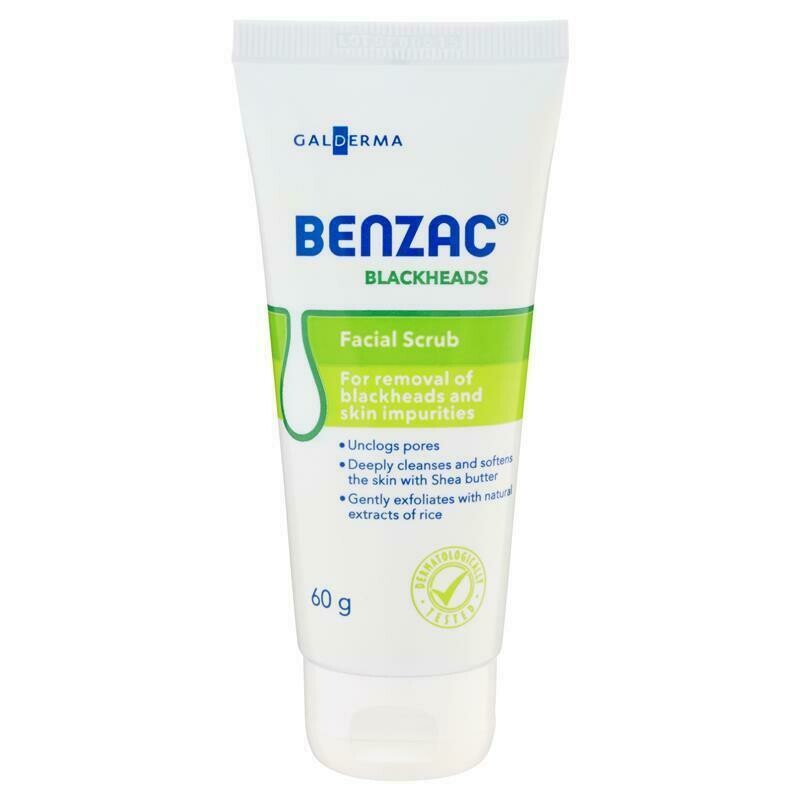 2 × Benzac Blackheads Facial Scrub 60g ozhealthexperts
