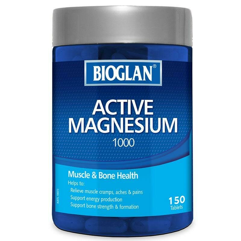 Bioglan Active Magnesium 1000mg 150 Tablets OzHealthExperts