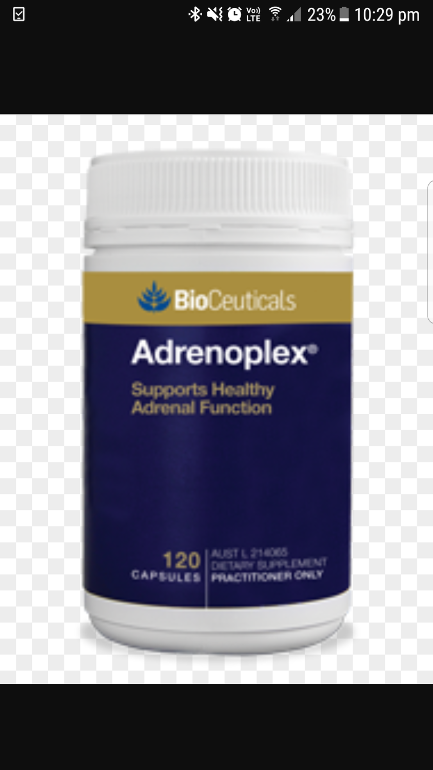Bioceuticals Adrenoplex 120 Tablets Free express postage OzHealthExperts