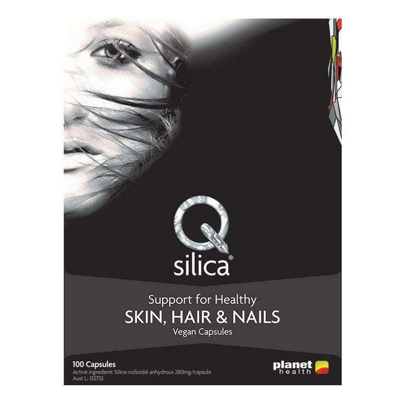 Qsilica Colloidal Silica 100 Vegetarian Capsules ozhealthexperts