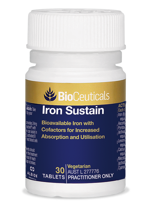 Bioceuticals iron suatain 30 tabs ozhealthexperts