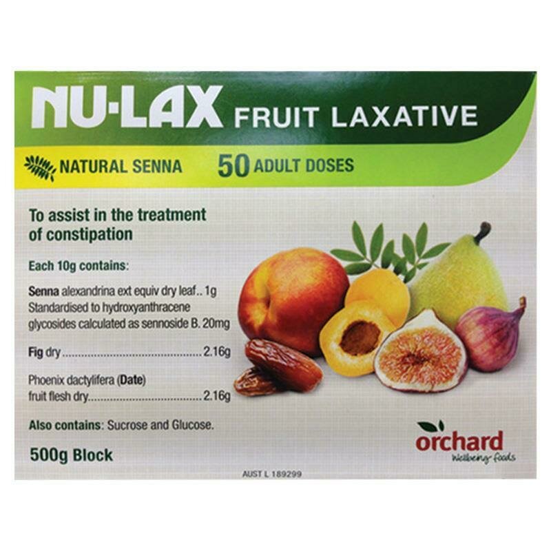 3 × Nulax Fruit Laxative 500g ozhealthexperts