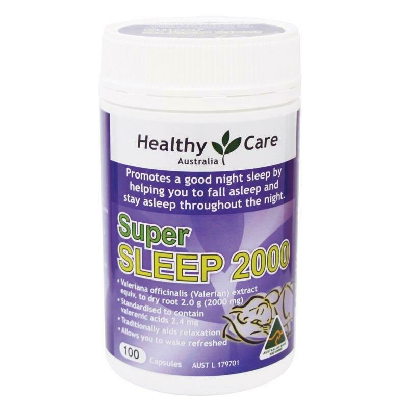 Healthy Care Super Sleep 2000 mg Valerian OzHealthExperts