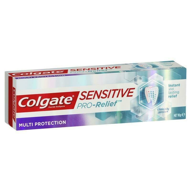 2 x Colgate Toothpaste Sensitive Pro Relief Enamel multi protect 110g OzHealthExperts