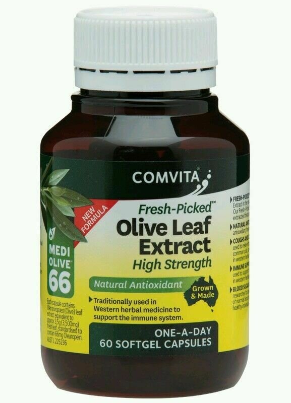 Comvita High-Strength Olive Leaf Extract 60 Capsules OzHealthExperts