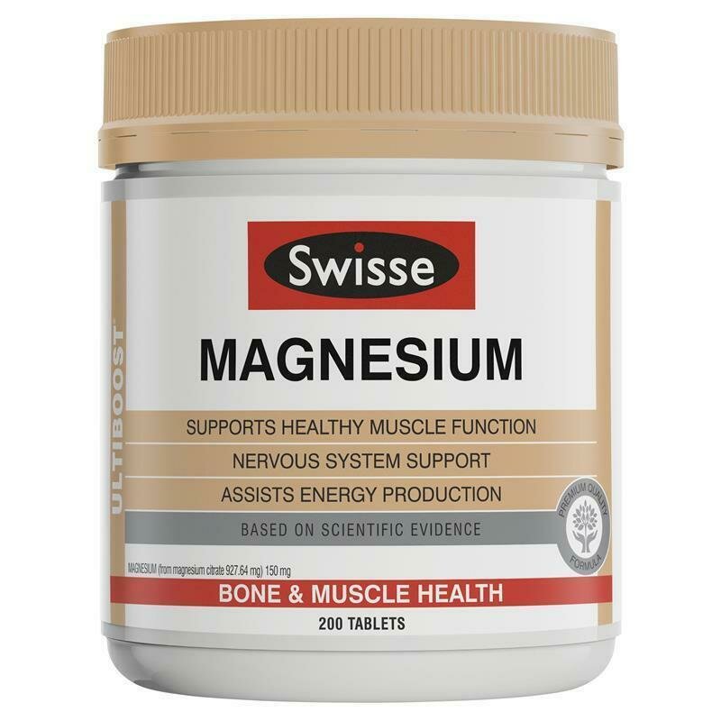 Swisse Ultiboost Magnesium 200 Tablets-OzHealthExperts