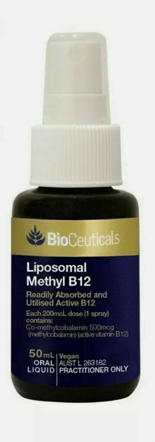 BioCeuticals liposomal Methyl B12 50 ml OzHealthExperts ozhealthexperts