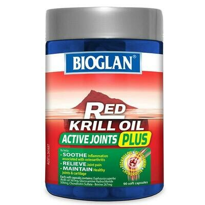 Bioglan Red Krill Oil Active Joints Plus 90 Capsules ozhealthexperts