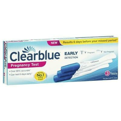 Clearblue Early Detection Pregnancy Test 3 Pack OzHealthExperts