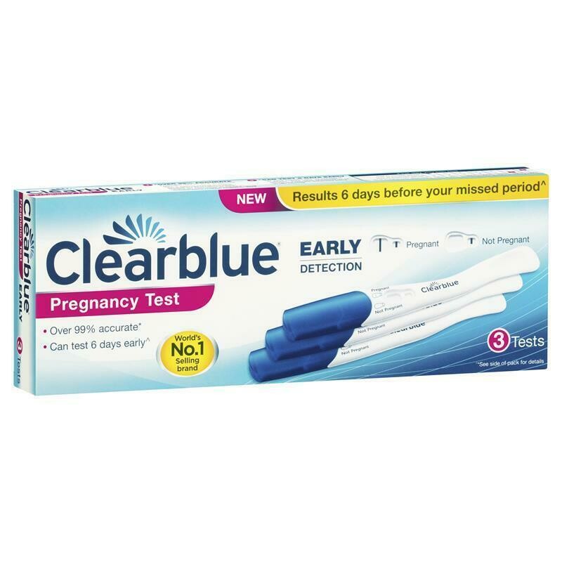 Clearblue Early Detection Pregnancy Test 3 Pack OzHealthExperts