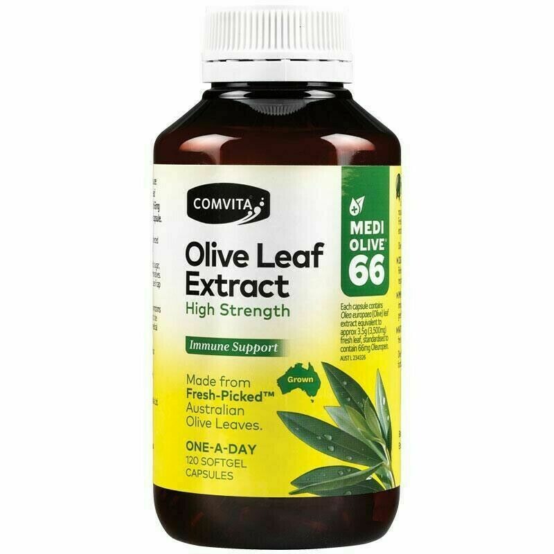 Comvita High-Strength Olive Leaf Extract 120 Capsules OzHealthExperts