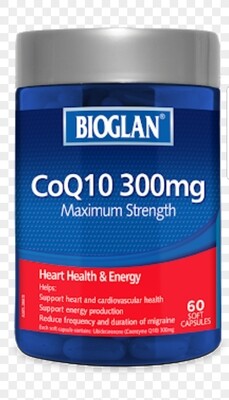 Bioglan Coq10 300Mg Capsules 60 caps- OzHealthExperts