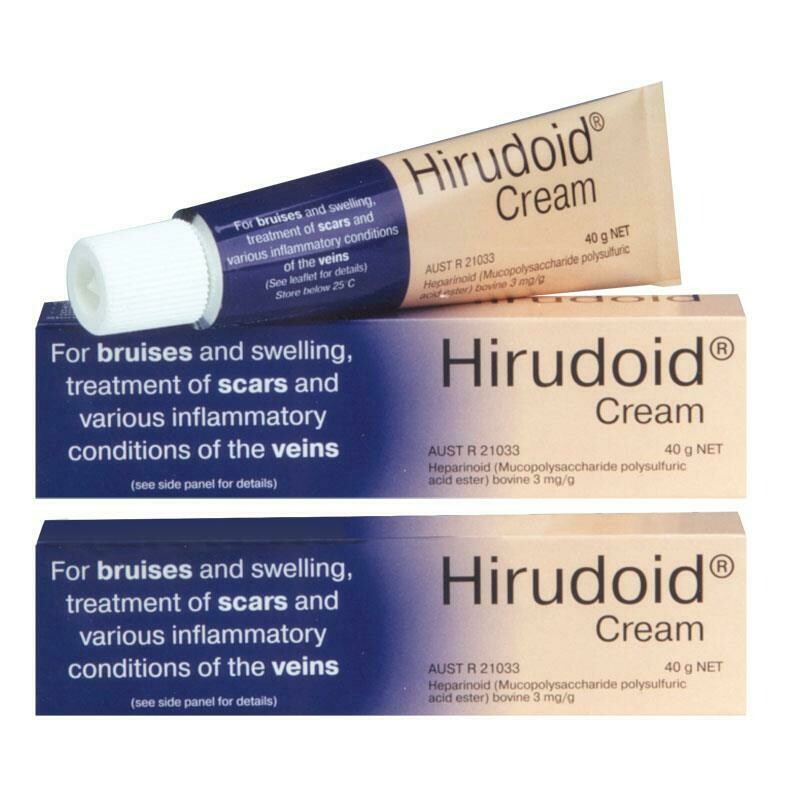 2×  HIRUDOID CREAM 40G for scars, Varicose veins & bruises - OzHealthExperts