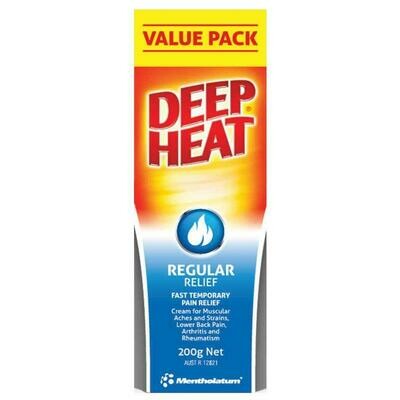2× DEEP HEAT REGULAR  value pack 200g - OzHealthExperts