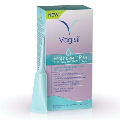 Vagisil ProHydrate Internal Hydrating Gel 6 x 5g OzHealthExperts