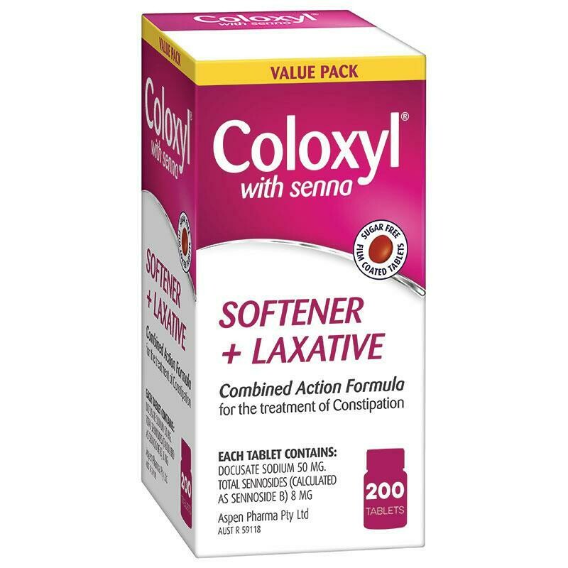 Coloxyl With Senna 200 tablets value pack - OzHealthExperts