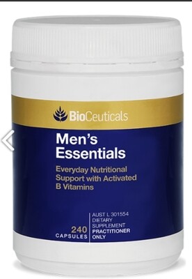 Bioceuticals Men's Essentials 240 Tablets ozhealthexperts